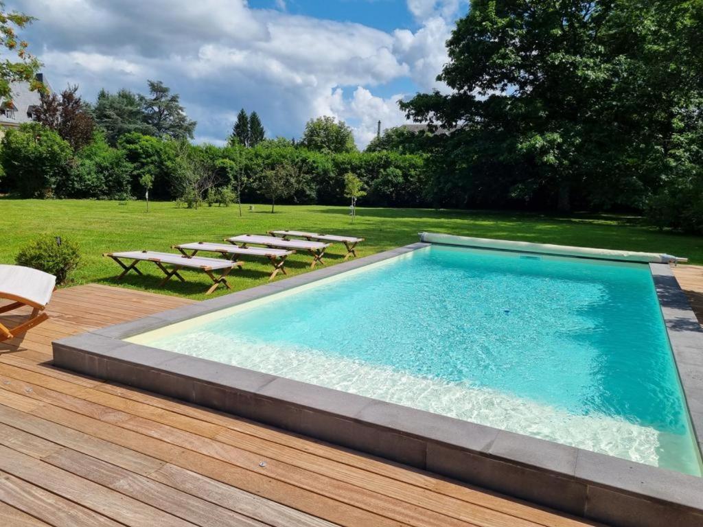 Villa Mura Gite Luxe Avec Piscine Et Spa Campagne Et Grand Air Nouvelle Aquitaine Correze Neuvic  Eksteriør billede